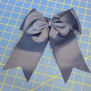 Navy Blue Hair 9" Bow 3" Wide Grosgrain Ribbon